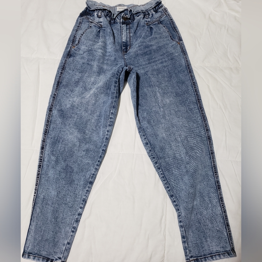Vintage America paperbag waist jeans. Size 10